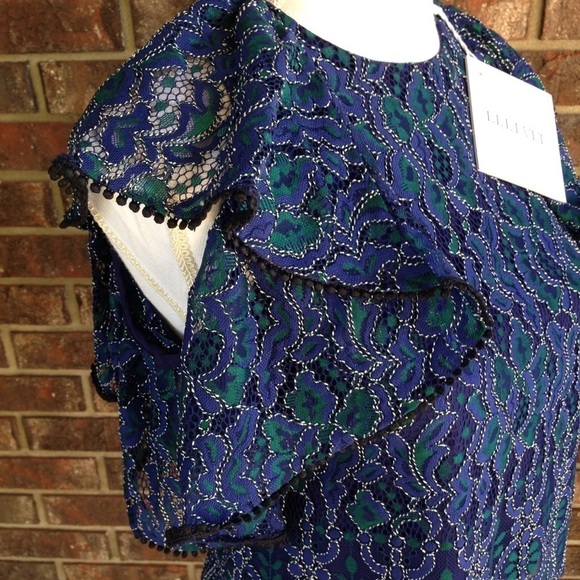 Elliatt Angelica Top Navy/Jade Size Small - Picture 8 of 10